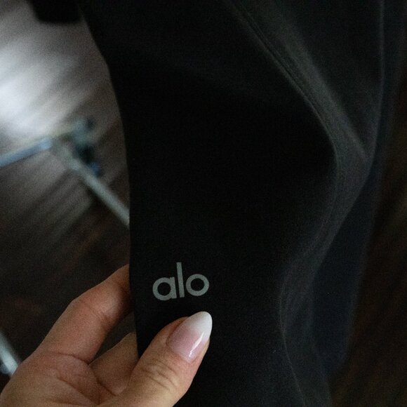 Alo High-Waist Risk Taker Trouser Black XS - Picture 5 of 11